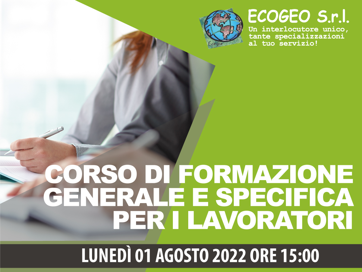 Corso di Formazione Generale e Specifica per i Lavoratori