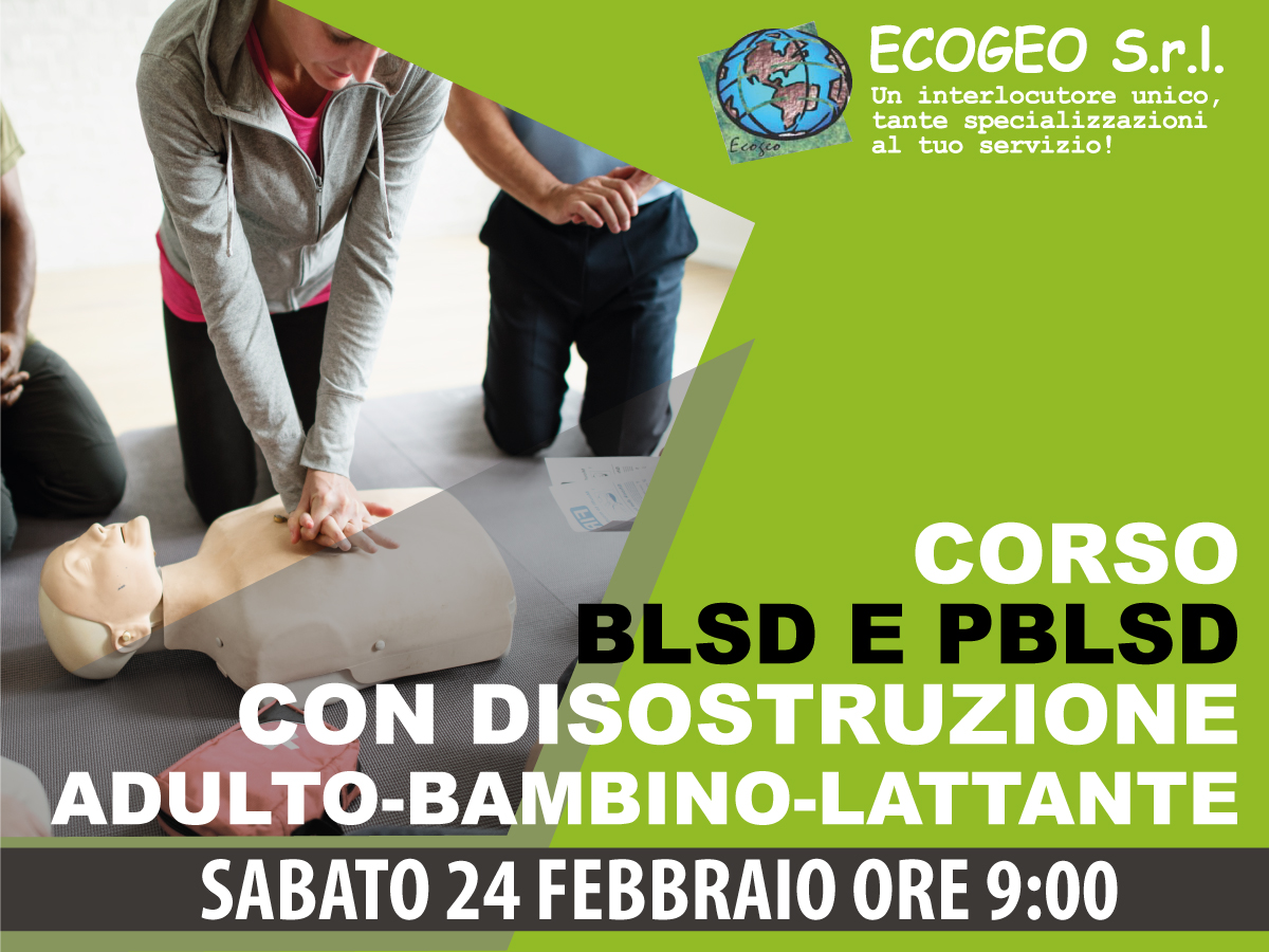 Corso BLSD - sabato 24 febbraio 2024 ore 9:00