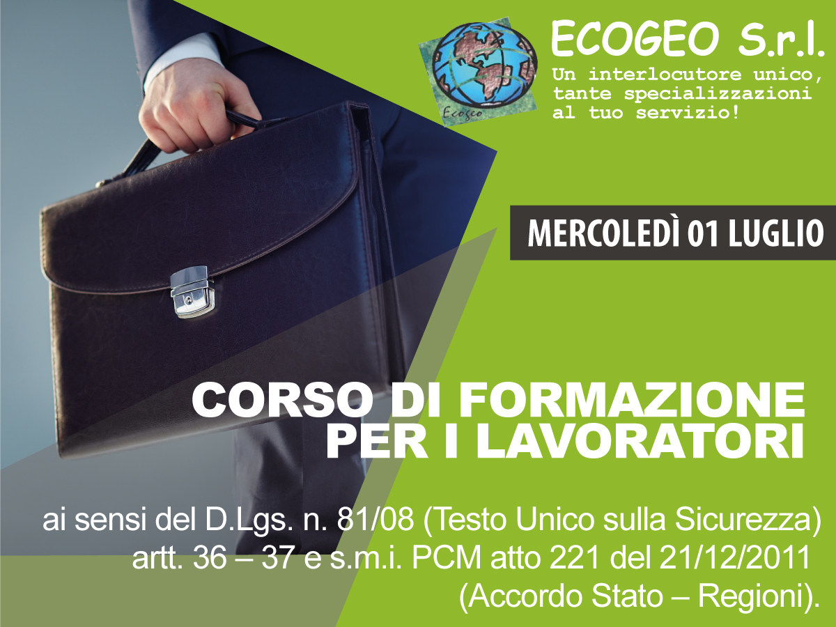 CORSO DI FORMAZIONE PER I LAVORATORI 